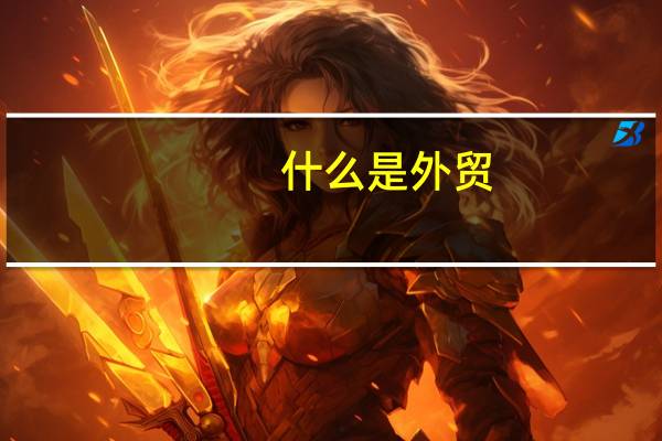 什么是外贸_