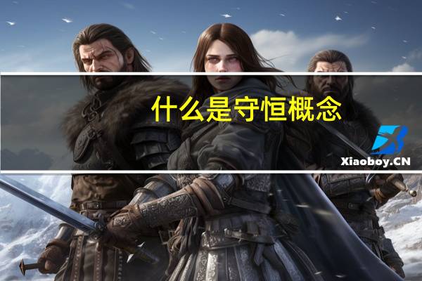 什么是守恒概念