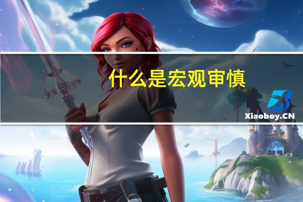 什么是宏观审慎