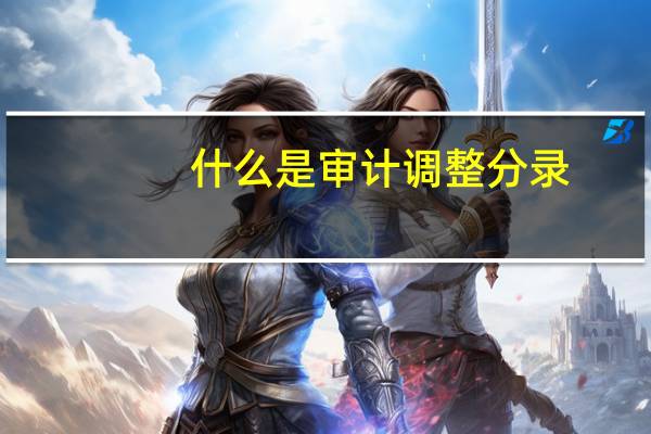 什么是审计调整分录