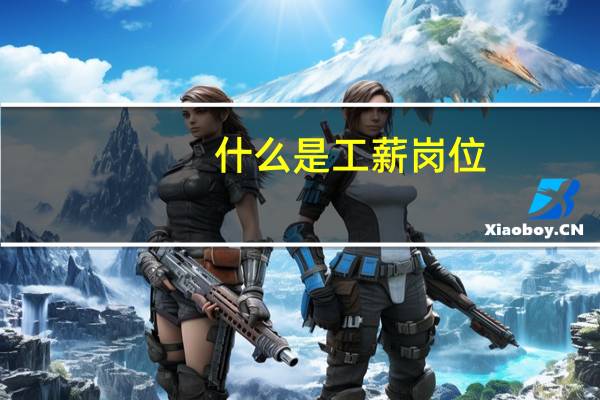 什么是工薪岗位
