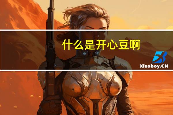 什么是开心豆啊