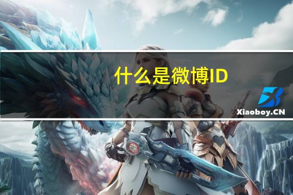 什么是微博ID