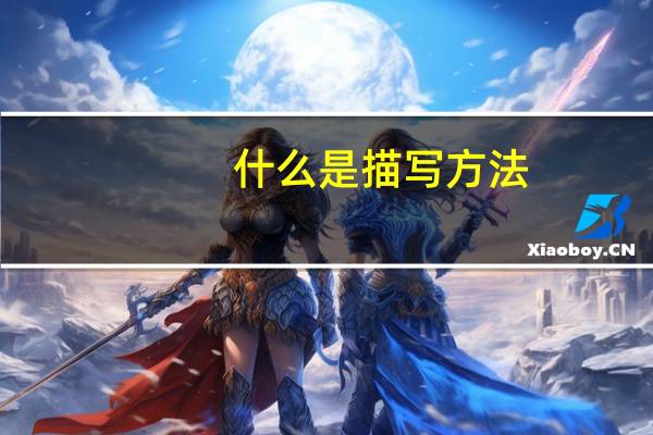 什么是描写方法