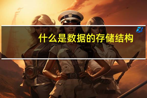 什么是数据的存储结构