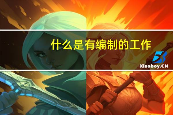 什么是有编制的工作