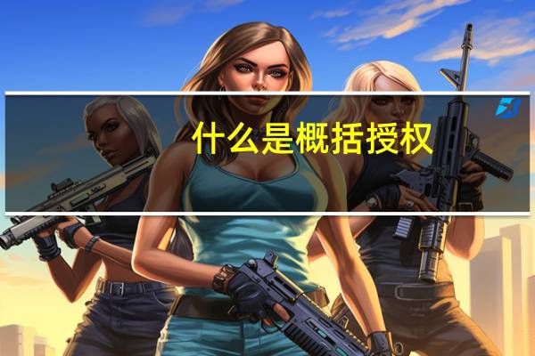 什么是概括授权