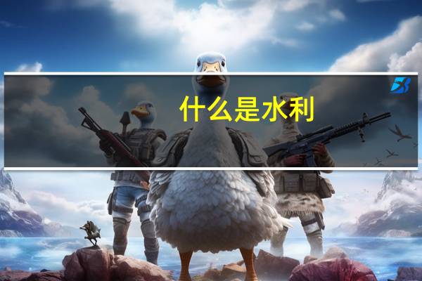 什么是水利