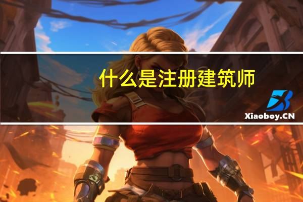 什么是注册建筑师