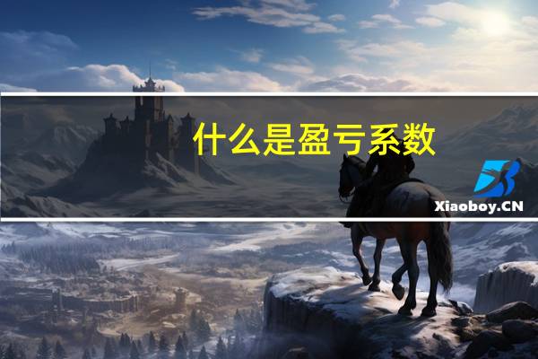 什么是盈亏系数