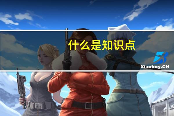 什么是知识点