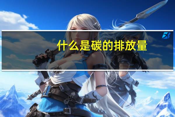 什么是碳的排放量