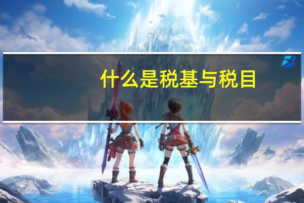 什么是税基与税目