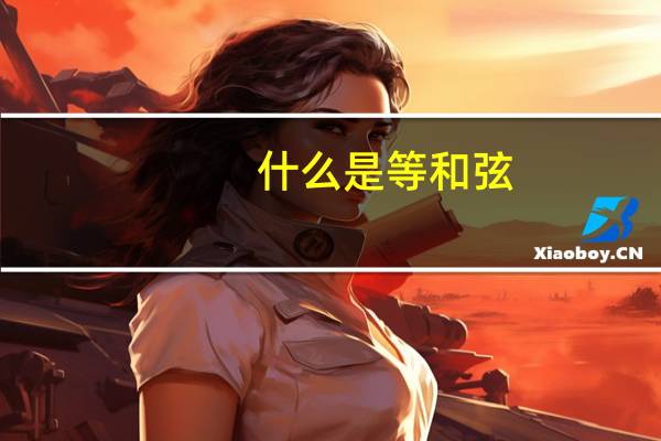 什么是等和弦