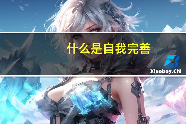 什么是自我完善