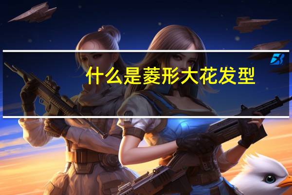 什么是菱形大花发型