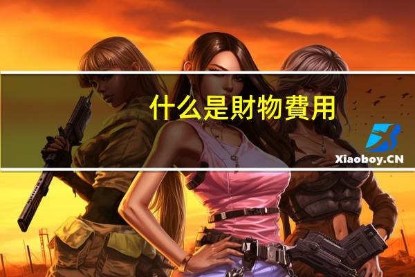 什么是財物費用