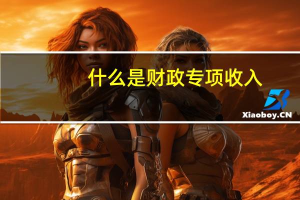 什么是财政专项收入