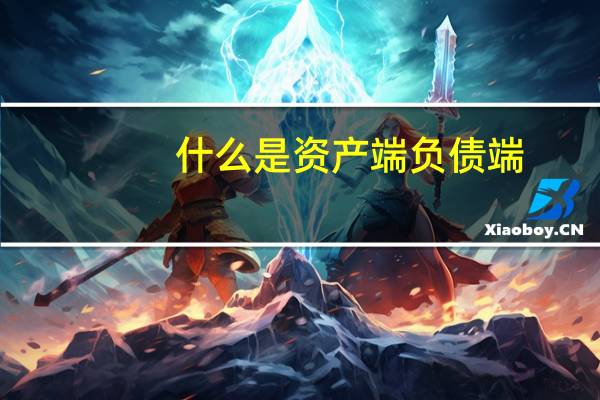 什么是资产端 负债端