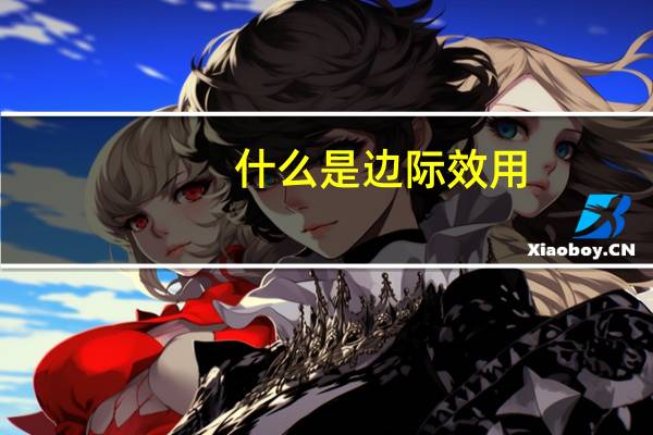 什么是边际效用