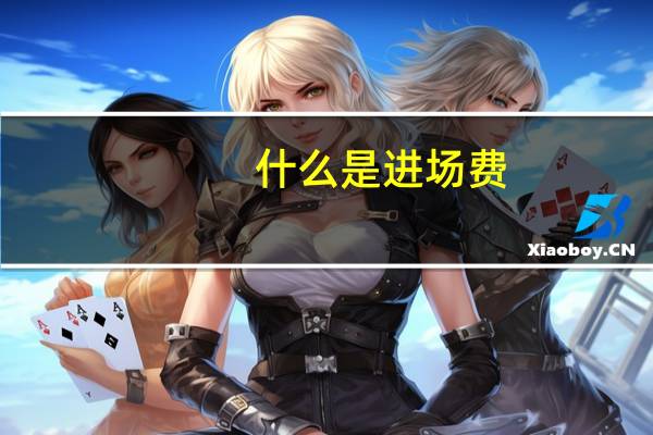 什么是进场费