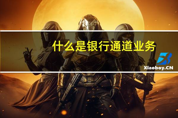 什么是银行通道业务