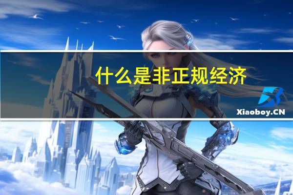 什么是非正规经济
