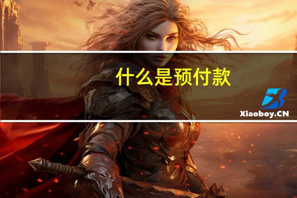 什么是预付款