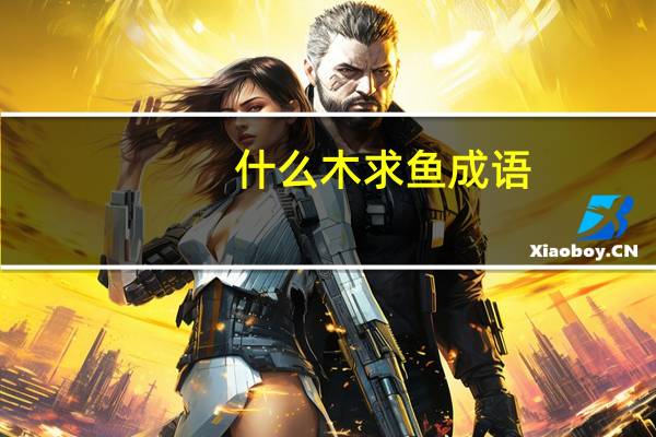 什么木求鱼成语