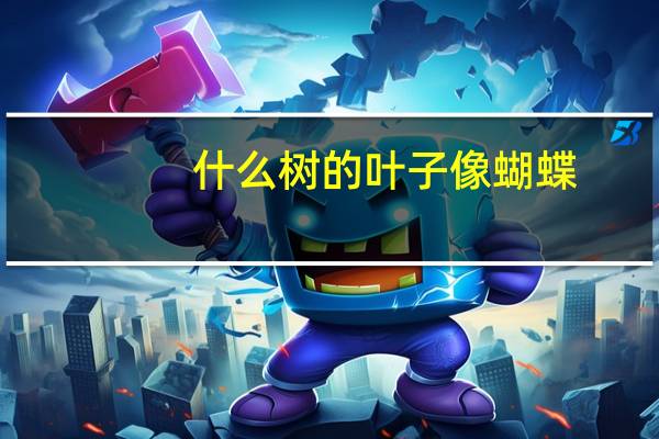什么树的叶子像蝴蝶