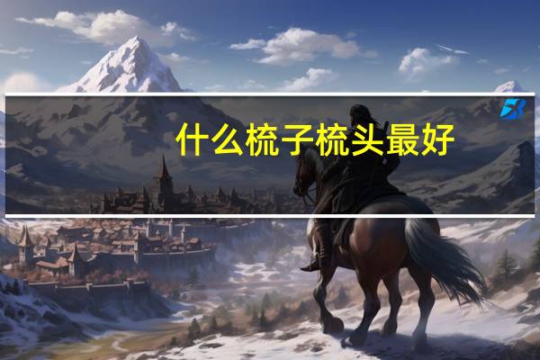 什么梳子梳头最好