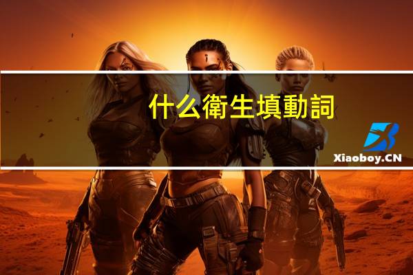 什么衛生填動詞