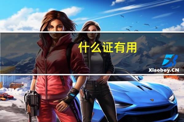 什么证有用
