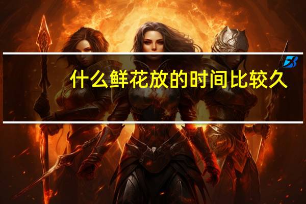 什么鲜花放的时间比较久