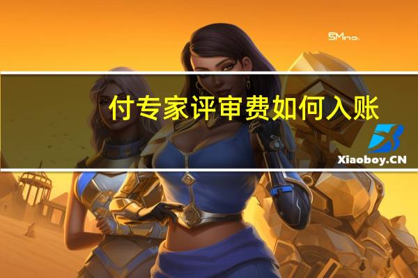 付专家评审费如何入账