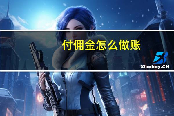 付佣金怎么做账