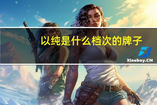 以纯是什么档次的牌子