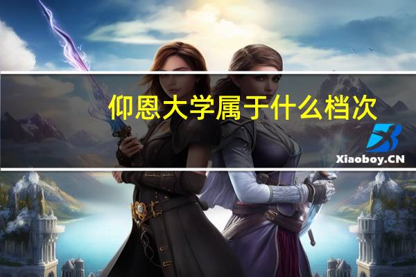仰恩大学属于什么档次