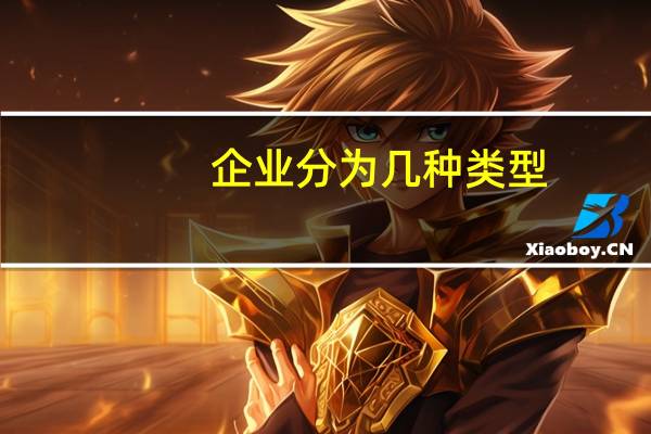 企业分为几种类型