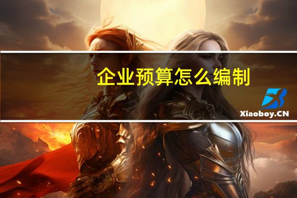 企业预算怎么编制