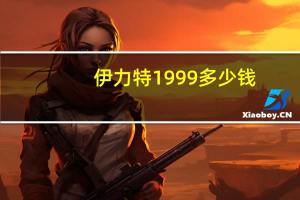 伊力特1999多少钱