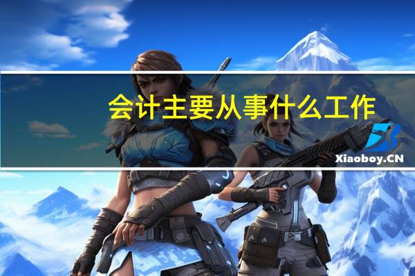 会计主要从事什么工作