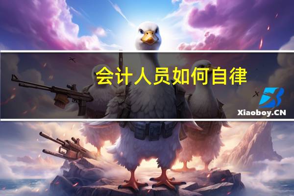 会计人员如何自律