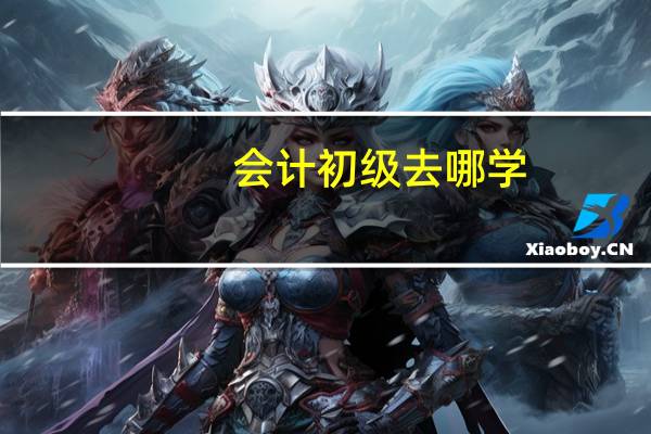 会计初级去哪学