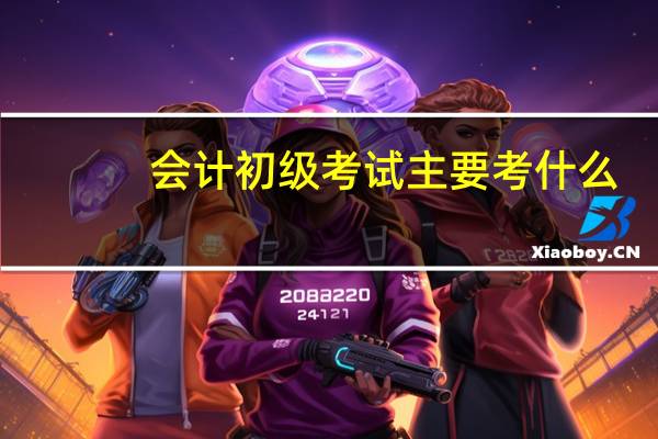 会计初级考试主要考什么
