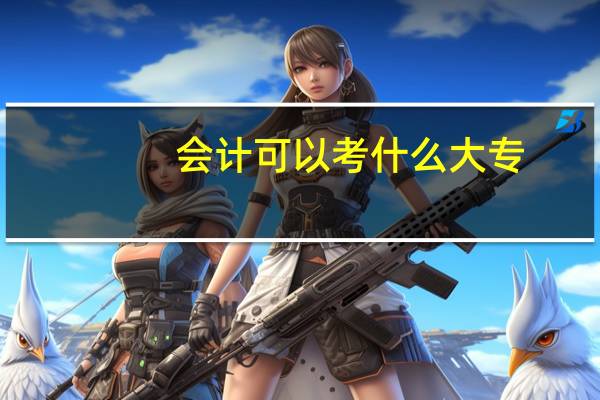 会计可以考什么大专