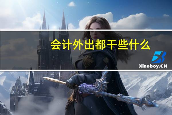 会计外出都干些什么