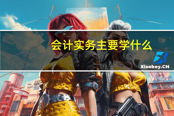 会计实务主要学什么