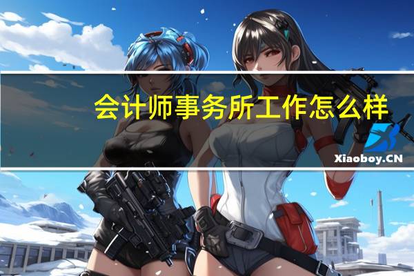 会计师事务所工作怎么样