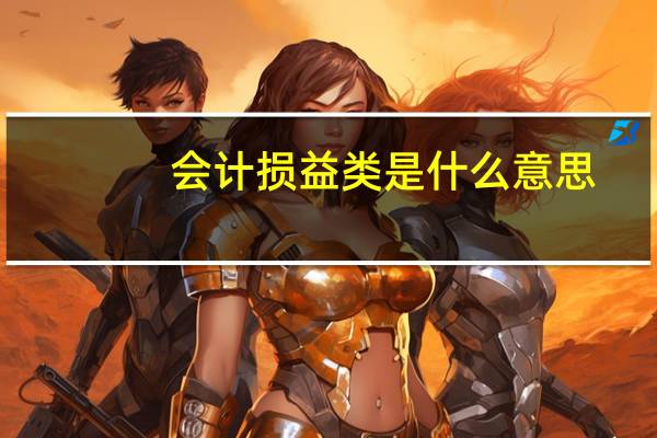 会计损益类是什么意思